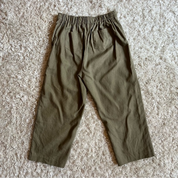 Modern Citizen Linen Wide Leg Crop Pants Size Medium - Picture 3 of 7
